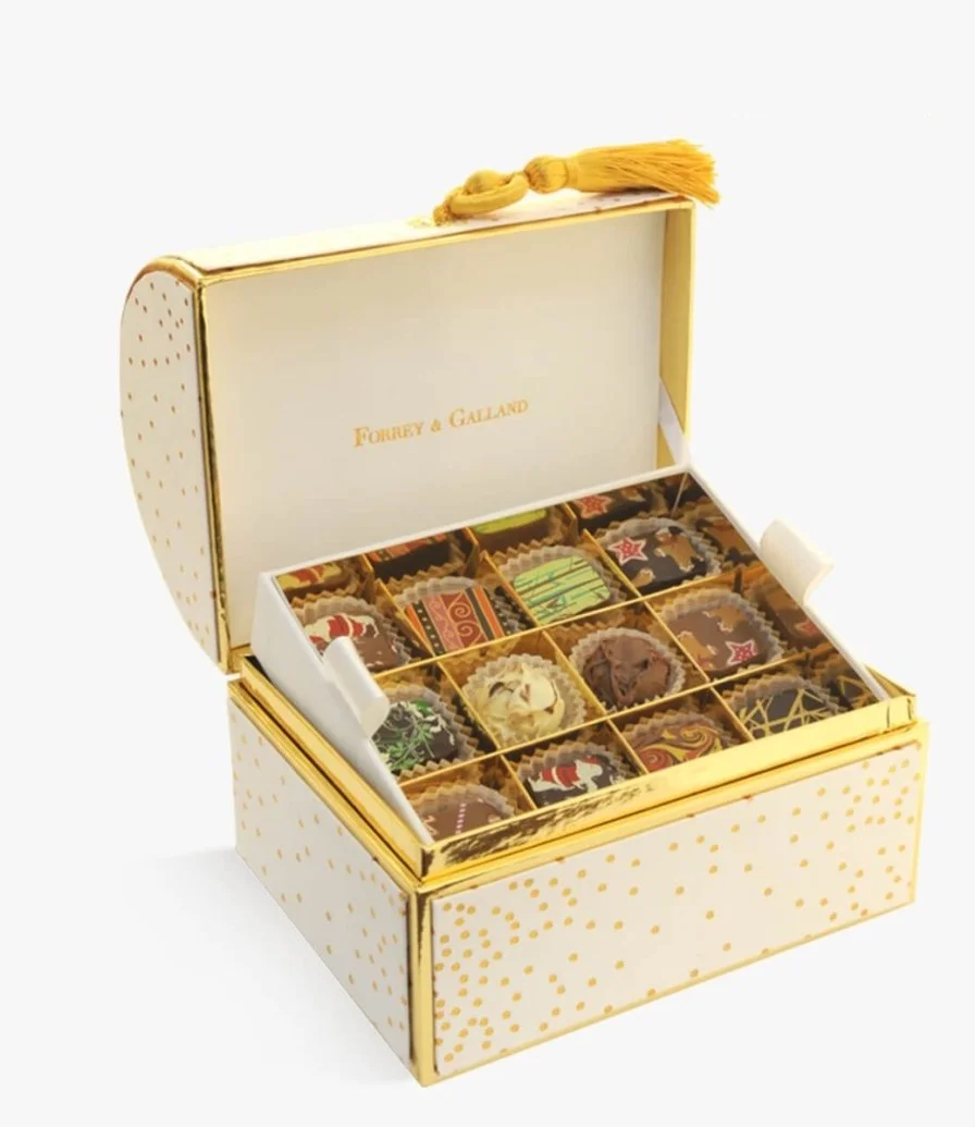 Christmas Chocolate Chest Box by Forrey & Galland 