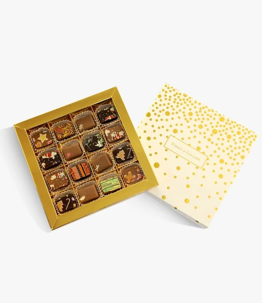 صندوق شوكولاتة الكريسماس (16 قطعة) من فوري وجالاند 
