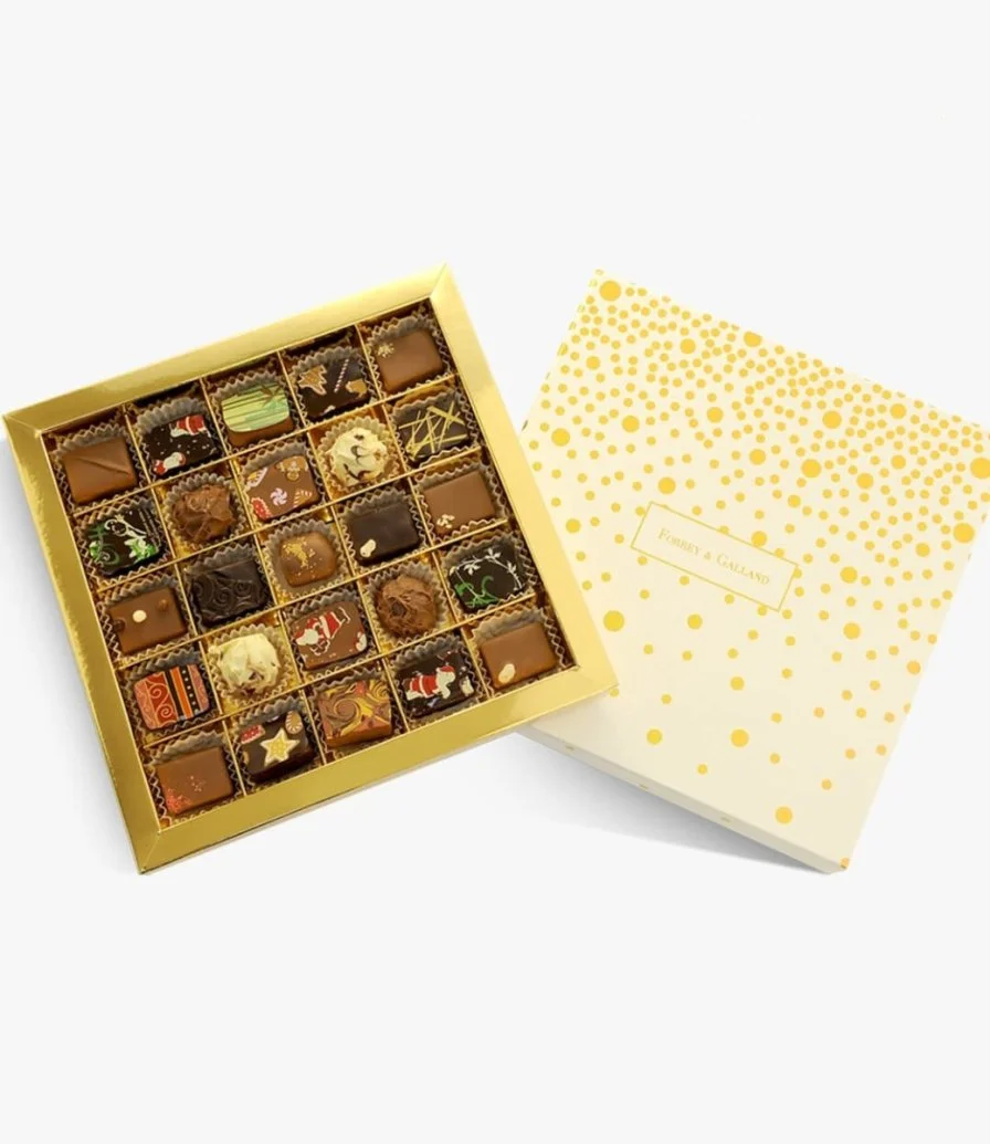 صندوق شوكولاتة الكريسماس (25 قطعة) من فوري وجالاند 