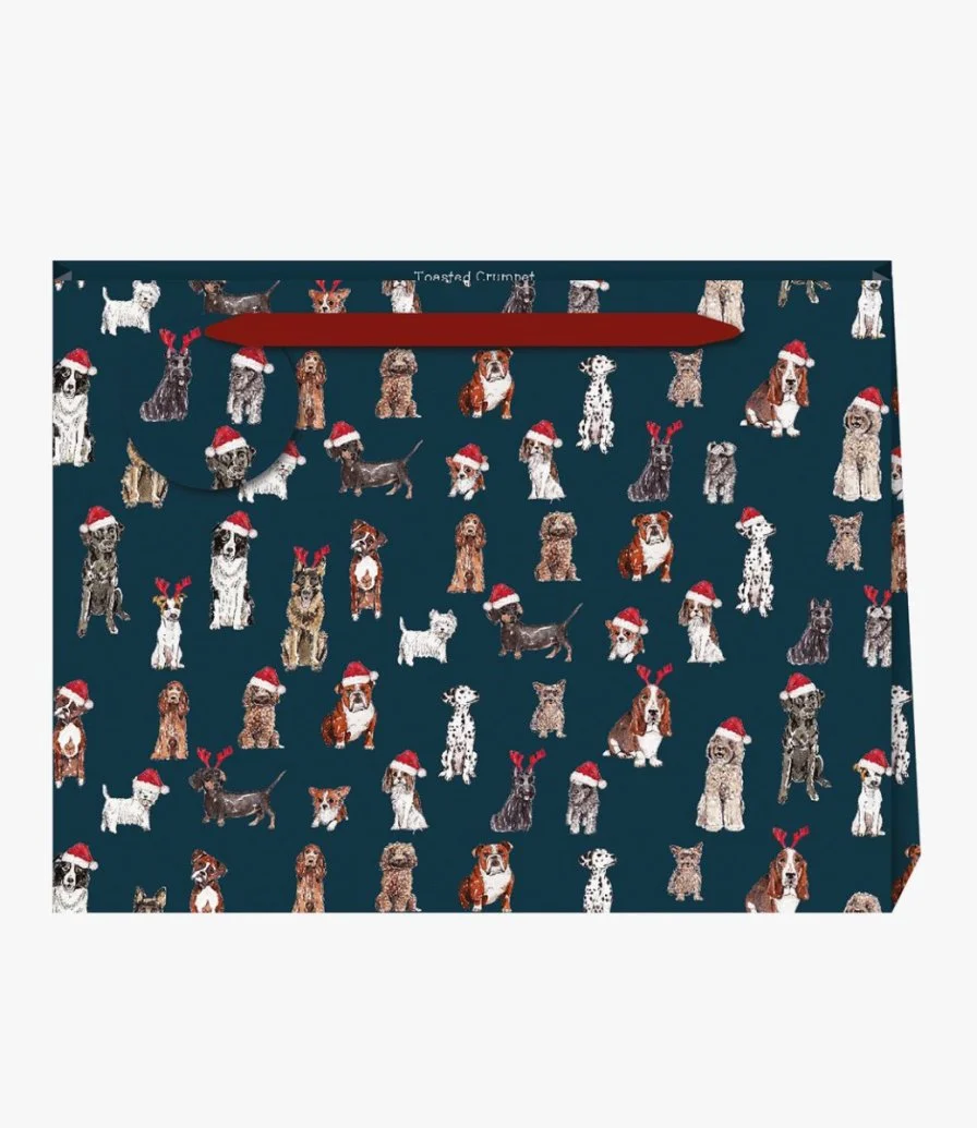 Christmas Dogs Shopper Bag by Penny Kennedy