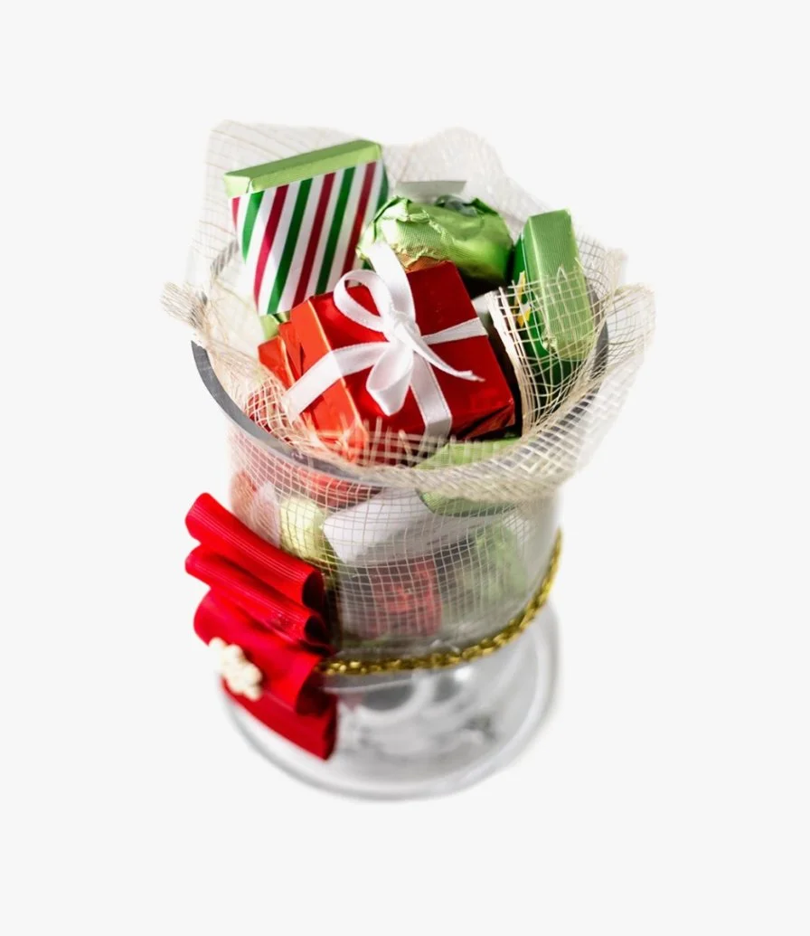 Christmas Glass Hamper - Short  by the Date Room