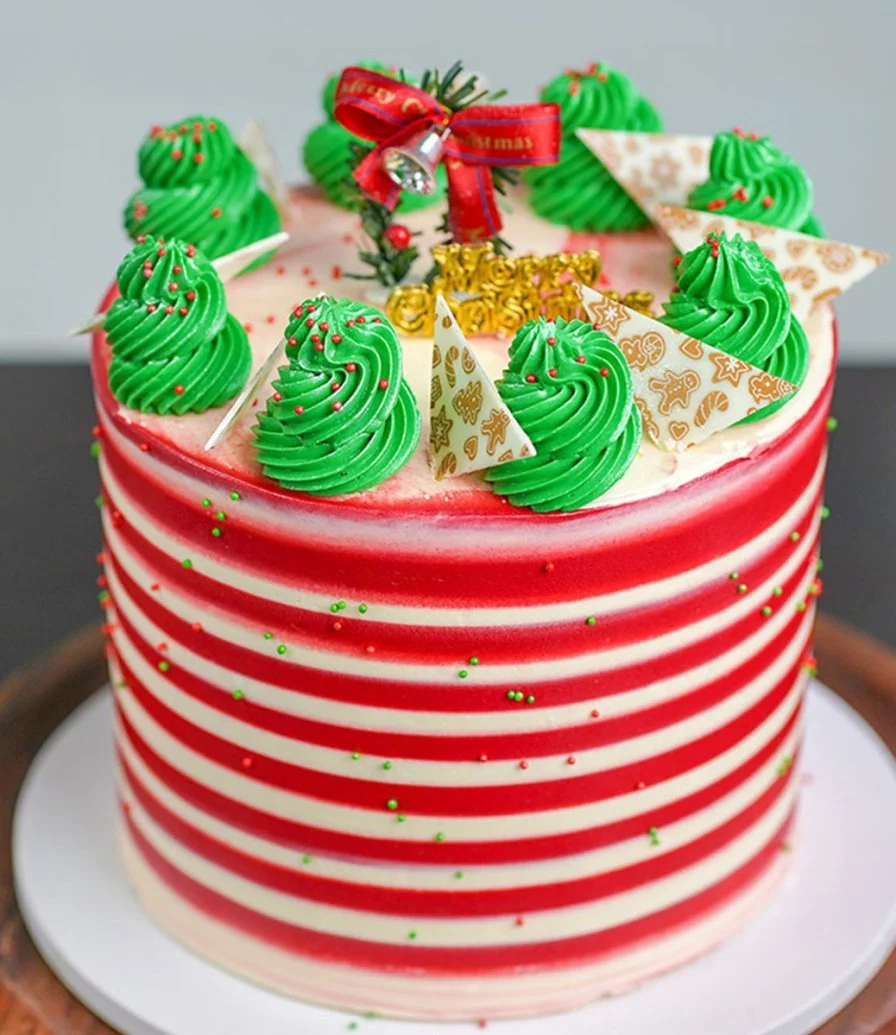 Christmas Rainbow Cake By Bloomsbury's