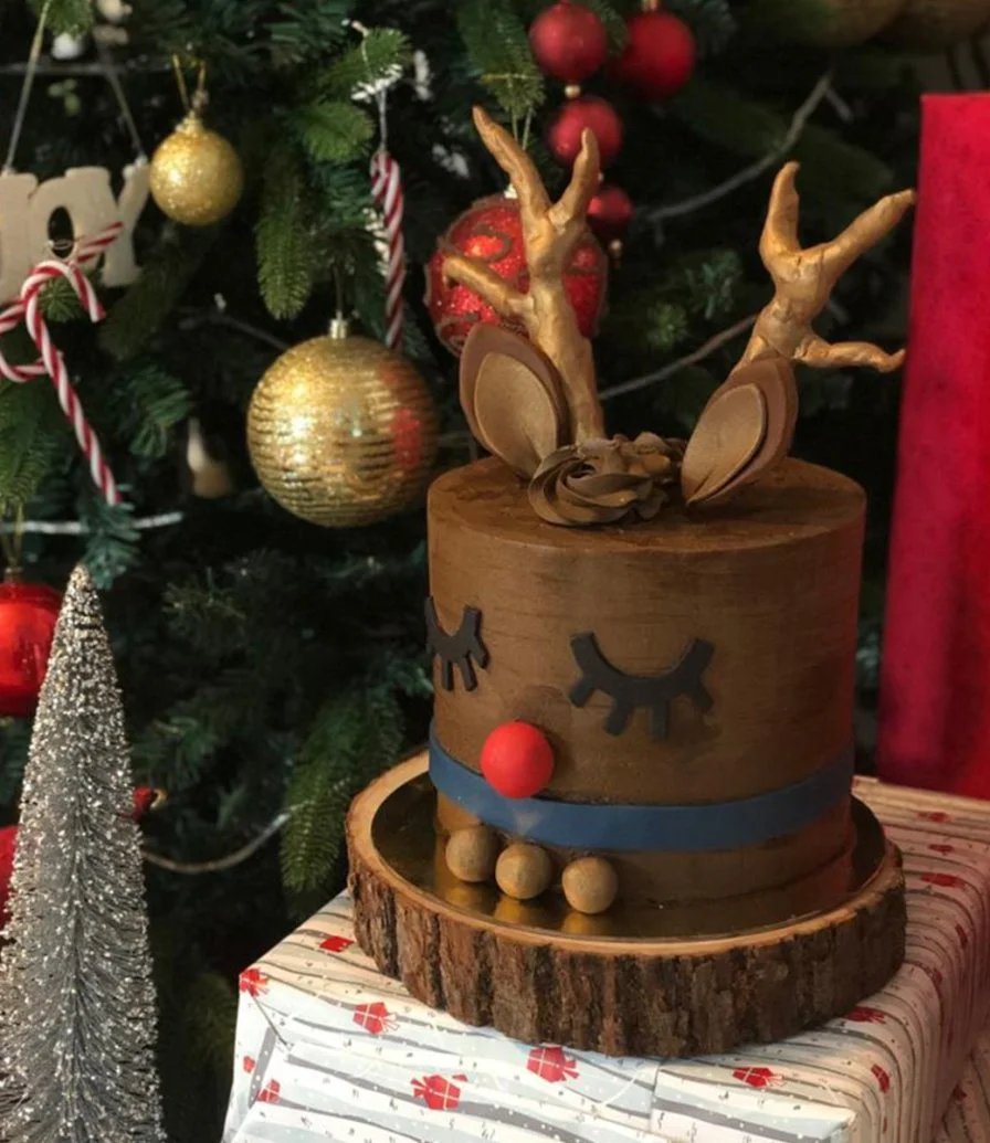 Christmas Rudolph Cake by Pastel Cake 