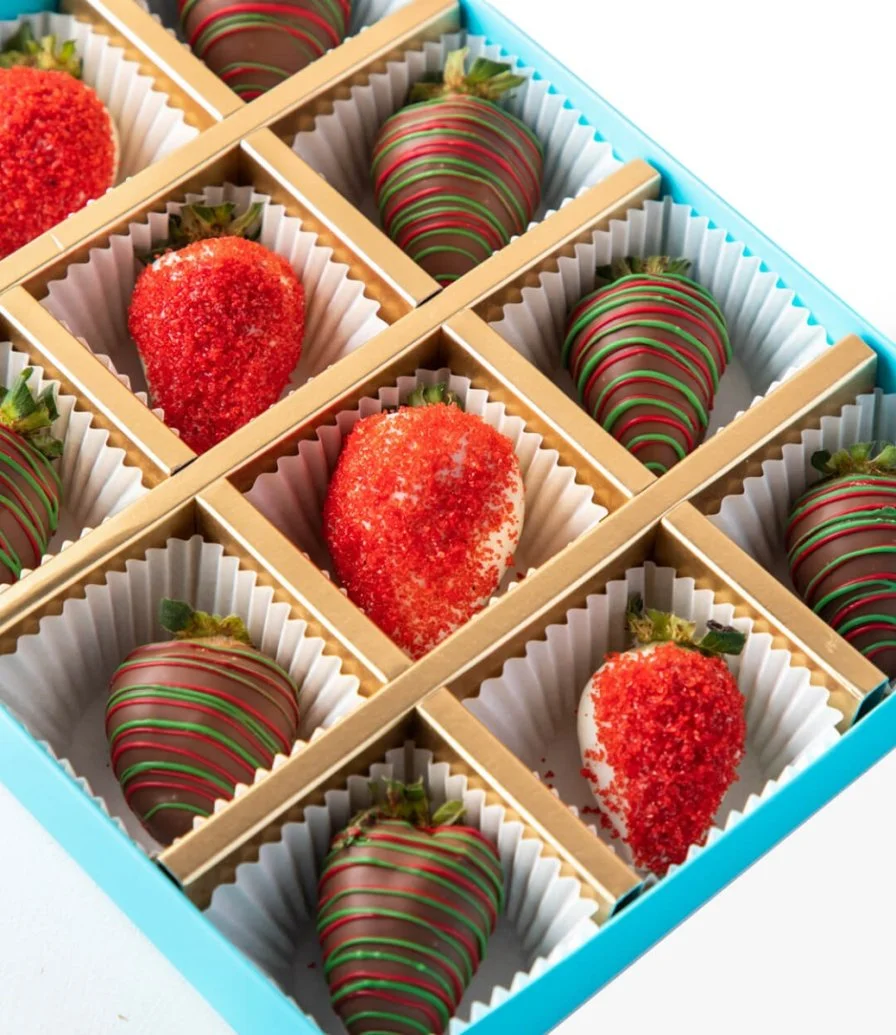 Christmas Theme Strawberries By NJD