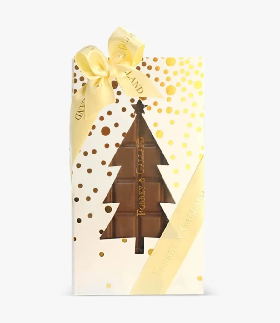 لوح شوكولاتة بشكل شجرة كريسماس من فوري آند جالاند