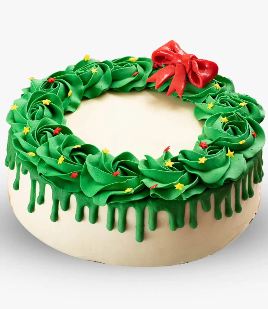 Christmas Wreath Cake By Looshi's