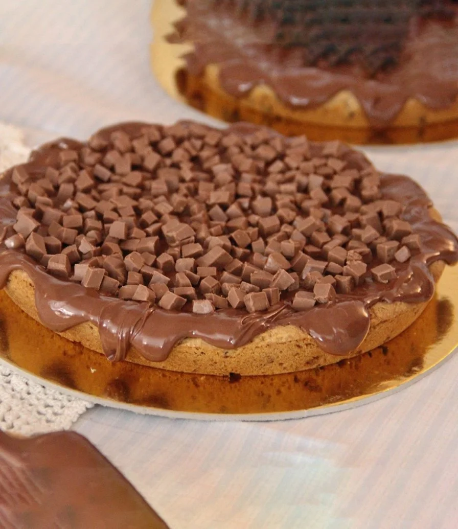 Classic Nutella & Galaxy Chocolate Cookie Cake 