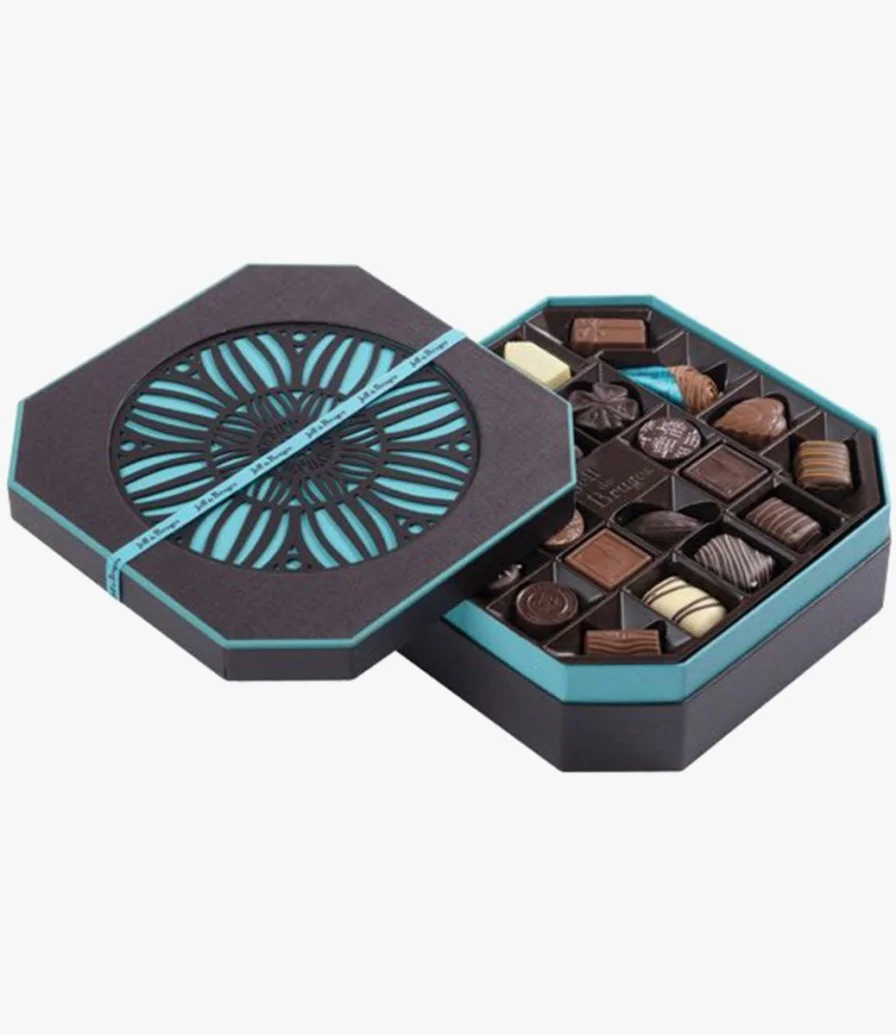 Classic Section Hexagon Chocolate Box by Jeff de Bruges
