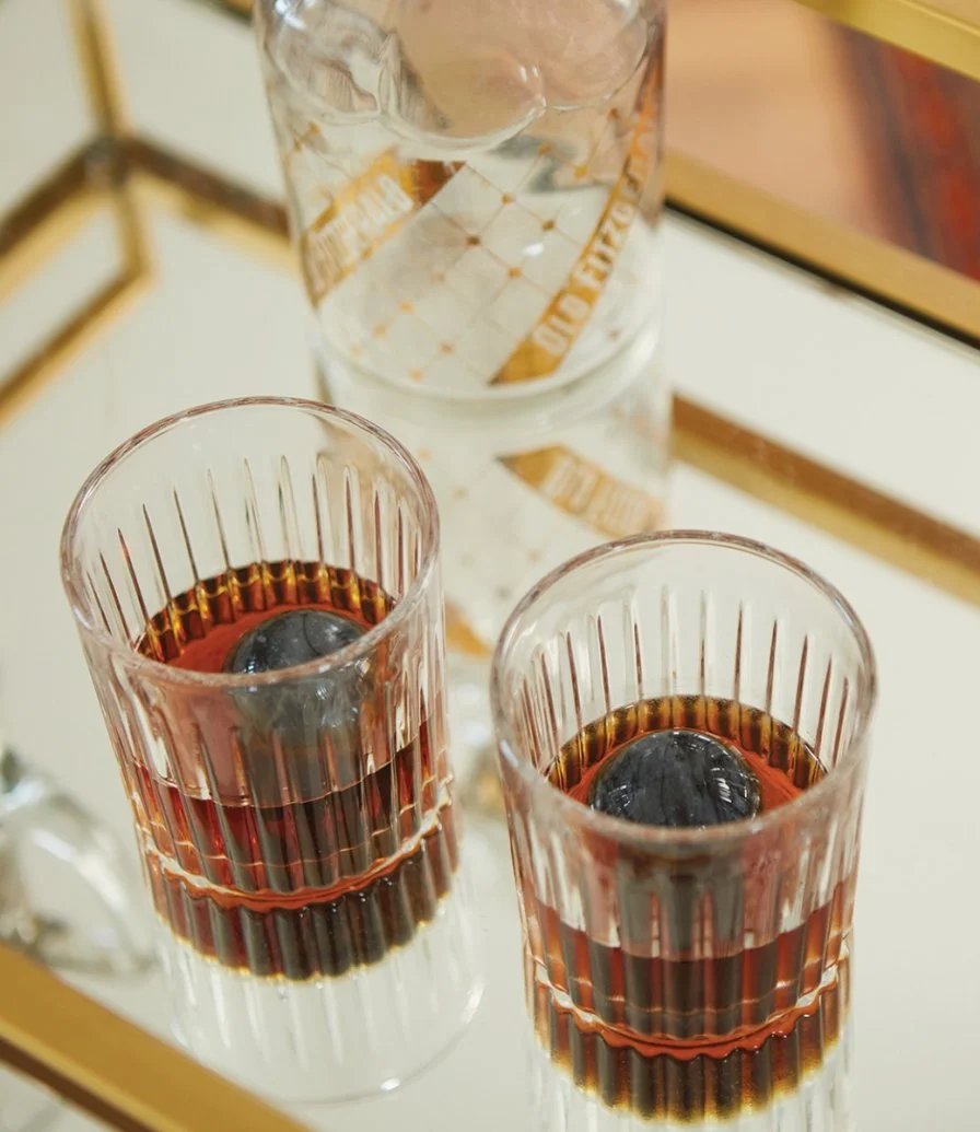 Gentlemen's Hardware Cocktail Tumbler & Whiskey Stones Set