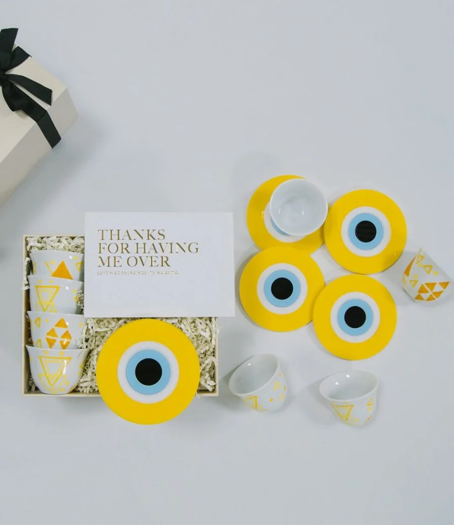 مجموعة هدايا كوفي بريك - باللون الأصفر من إينا كارتون 