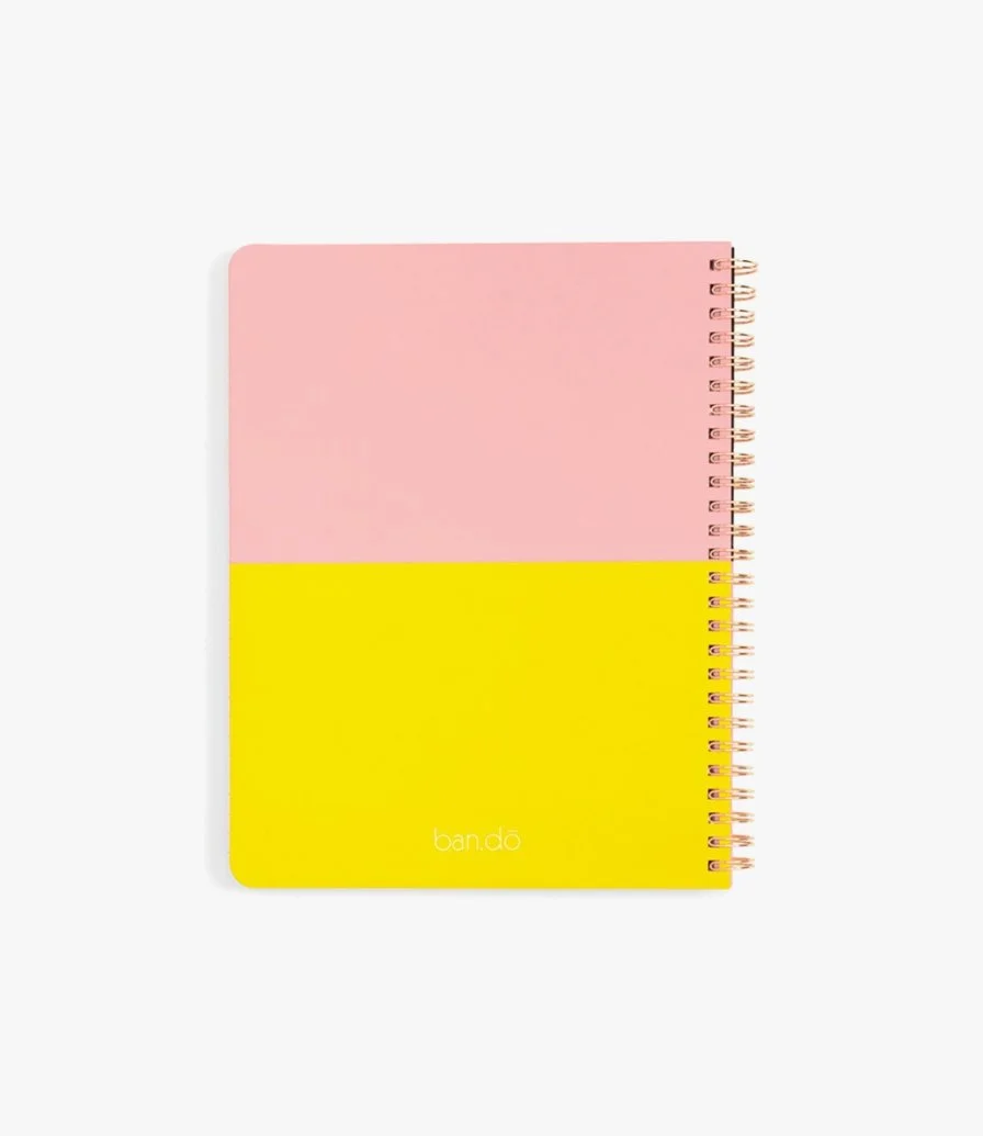 Color Block (Peach) Rough Draft Mini Notebook by Ban.do