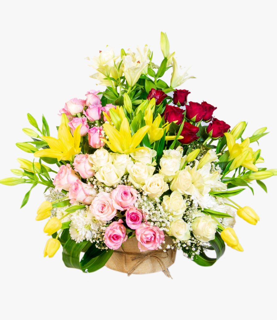 Colorful Flower Arrangement by Pance Flowers