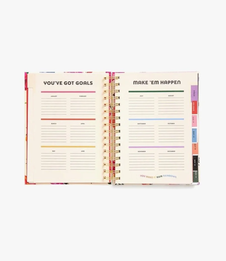 Coming Up Roses 17-Month Medium Planner by Ban.do