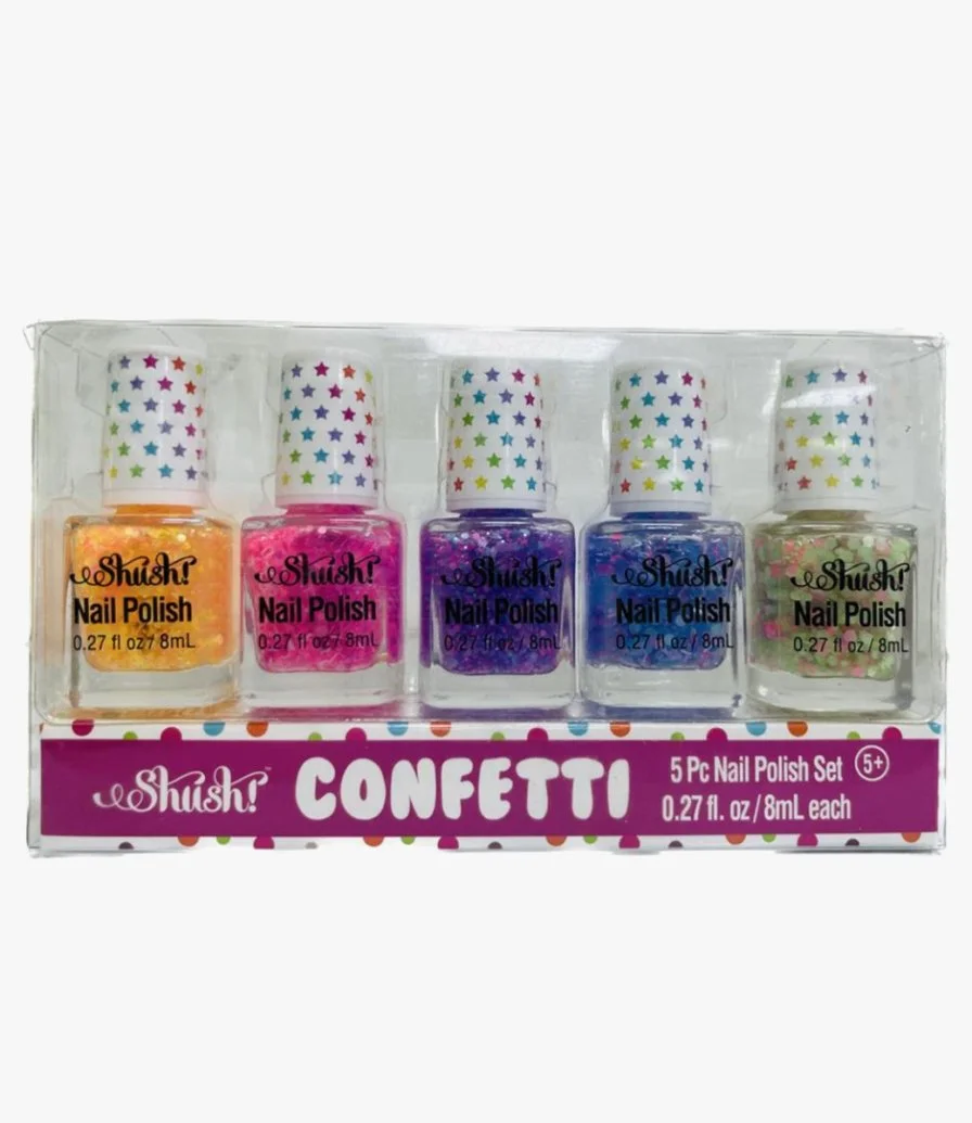 Confetti Water Nail Polish Set for Kids by Shush