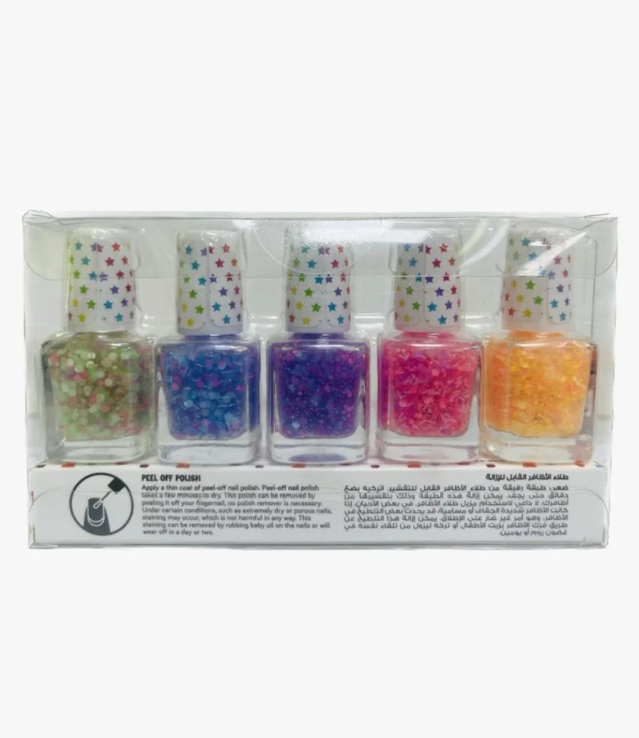 Confetti Water Nail Polish Set for Kids by Shush