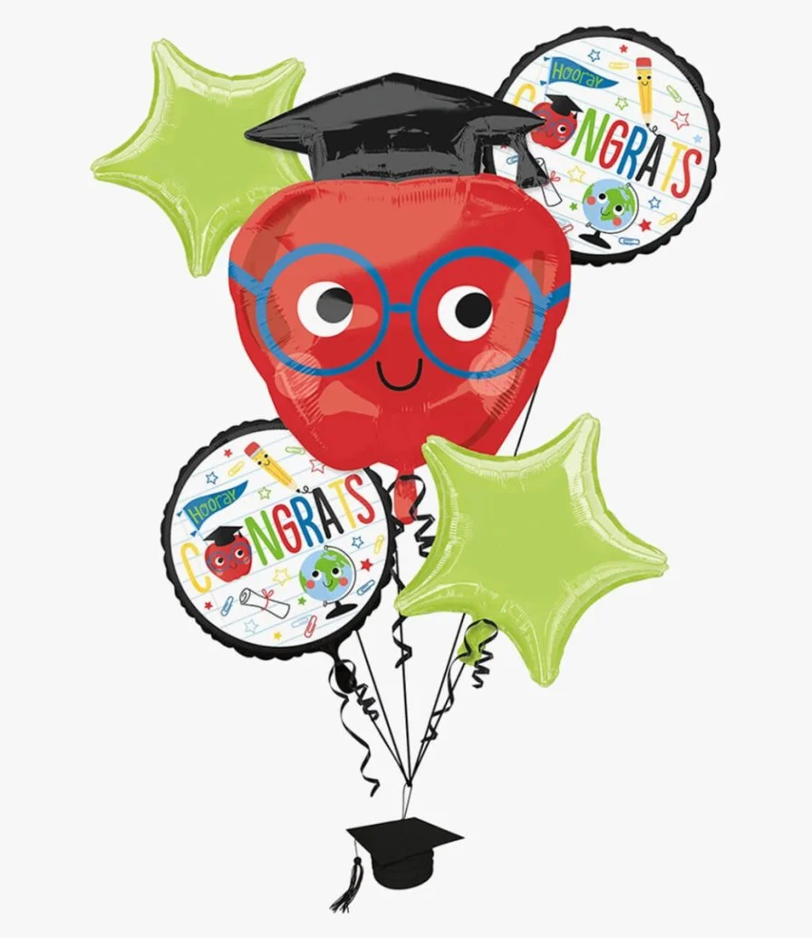 Congrats Graduation Foil Balloon Bouquet