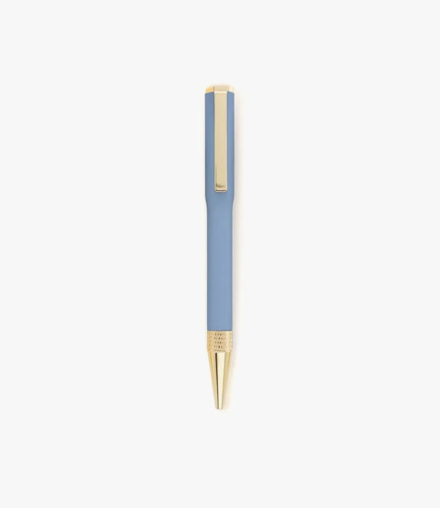 قلم بلوك بلون كورن فلاور ازرق في بوكس من ديزاين وركس