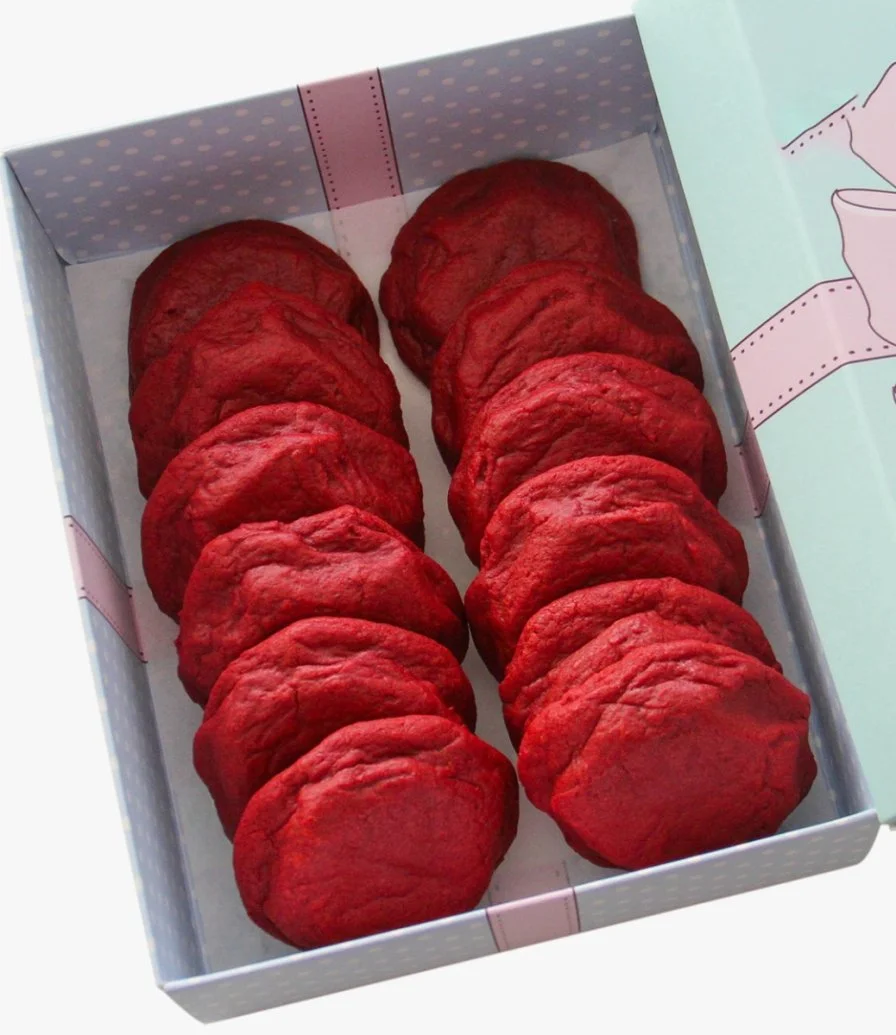 Cream Cheese Red Velvet Cookies (12 pcs) by Katherine's