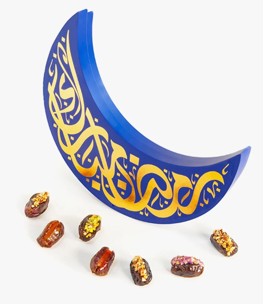 Crescent Moon Dates Box - The Ramadan Collection By Forrey & Galland