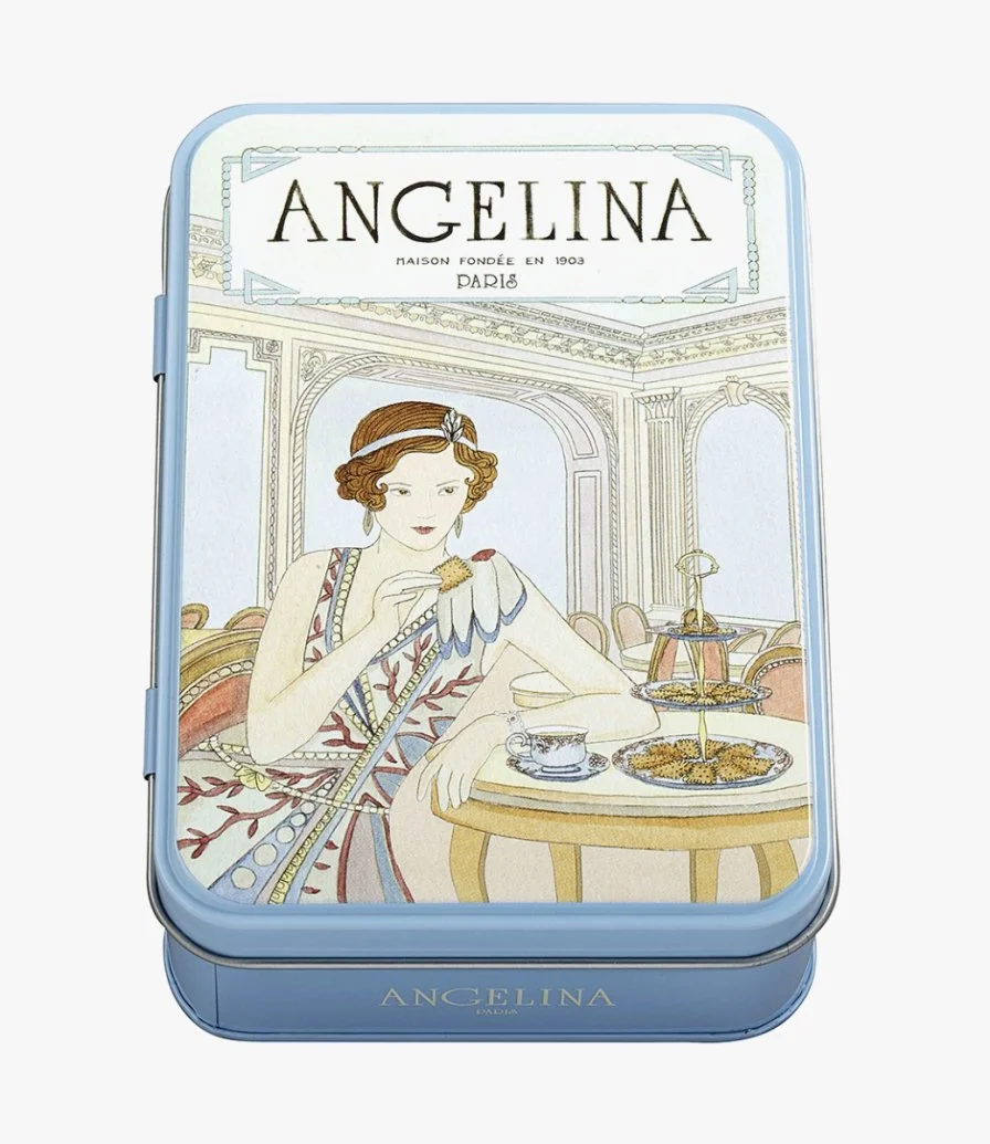 Crispy Crepes with Dark Chocolate in Tin Box by Angelina