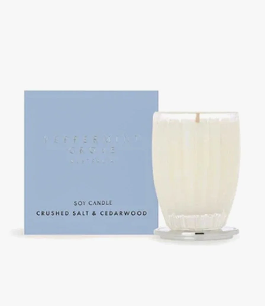 Crushed Salt & Cedarwood Small Candle by Peppermint Grove