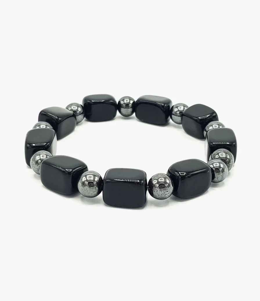 Cube-shaped Beads Bracelet by Mecal 