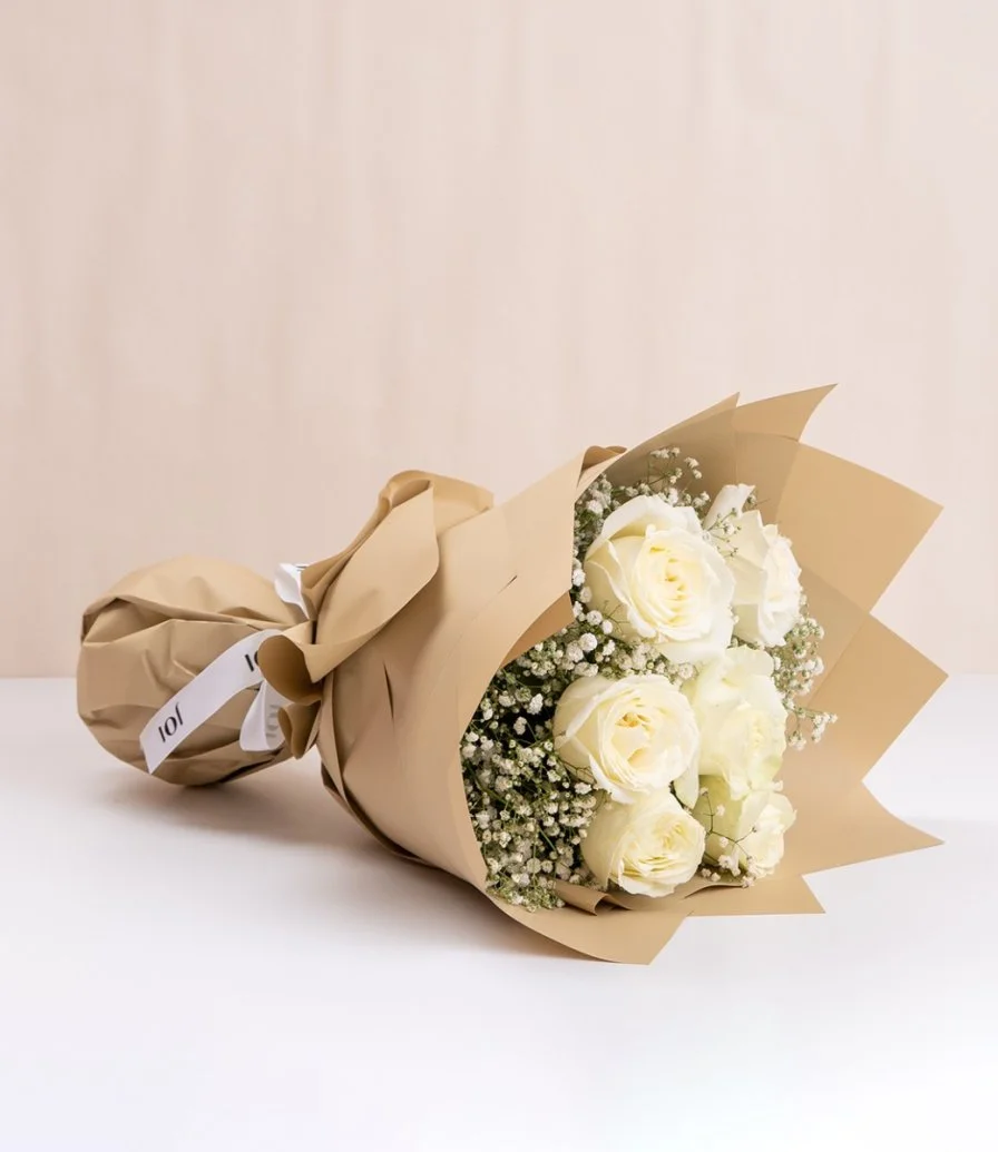 Cupcakes & White Roses Bundle by Sugar Daddy's Bakery