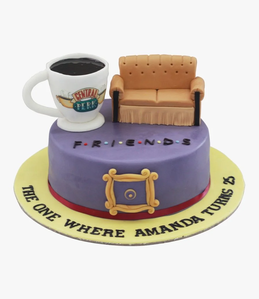 Customized F.R.I.E.N.D.S Cake 