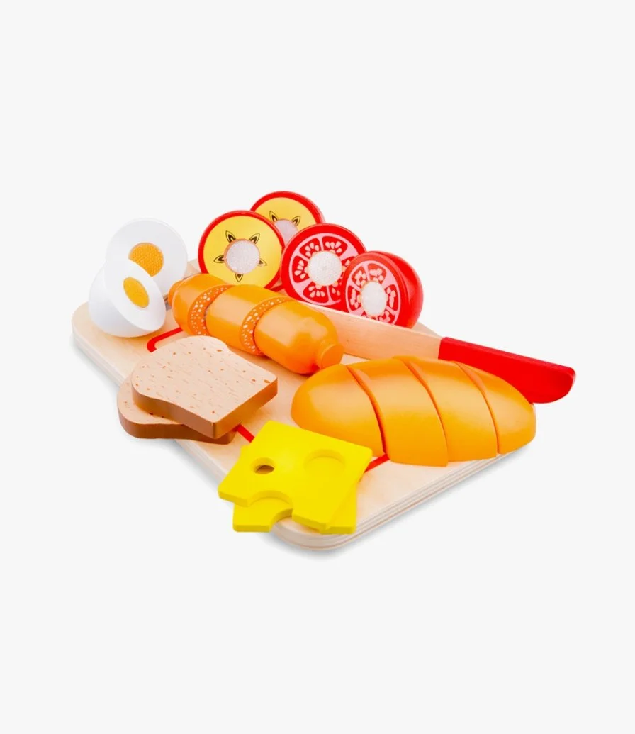 Cutting Meal - Breakfast - 10 pieces by New Classic Toys