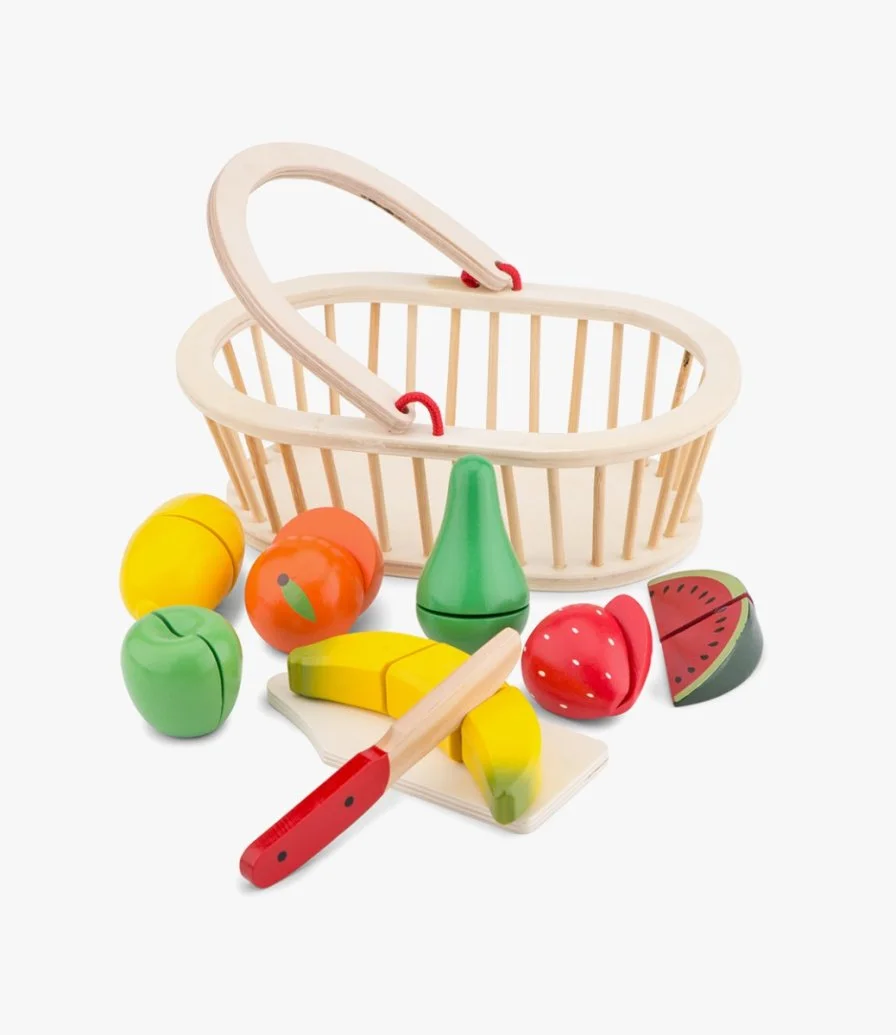 Cutting Meal - Fruit Basket by New Classic Toys