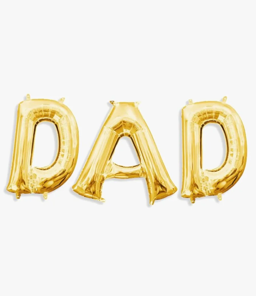 Dad Gold Foil Balloon