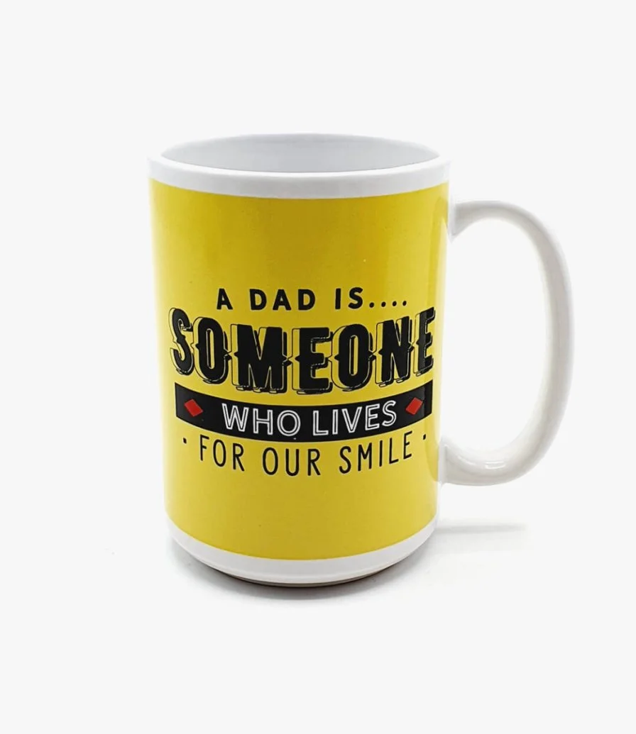 Dad Lives for You Smile Mug