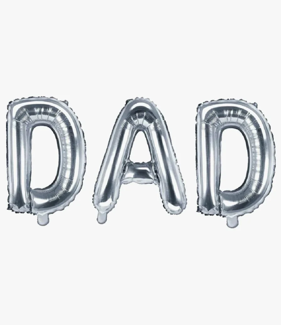 Dad Silver Foil Balloon
