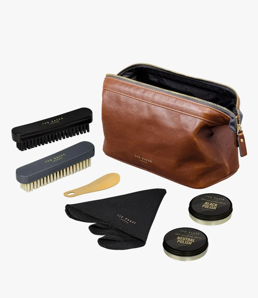 Deluxe Shoe Shine Kit by Ted Baker