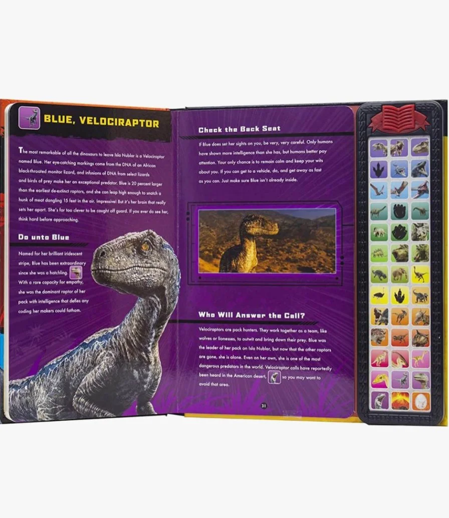 كتاب ناطق للاطفال عن الديناصورات