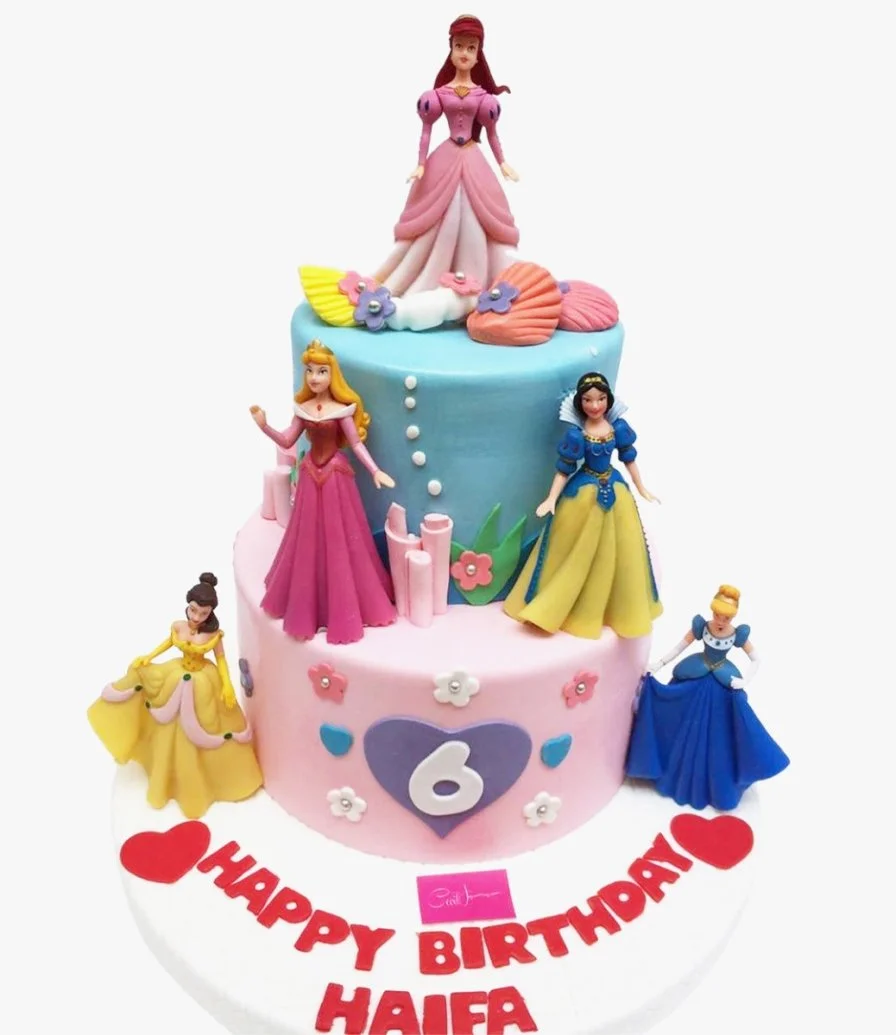 Disney Princesses Cake