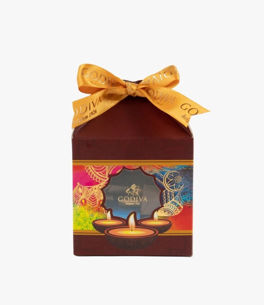 صندوق شوكولاتة بشكل فانوس لعيد ديوالي من جوديفا 