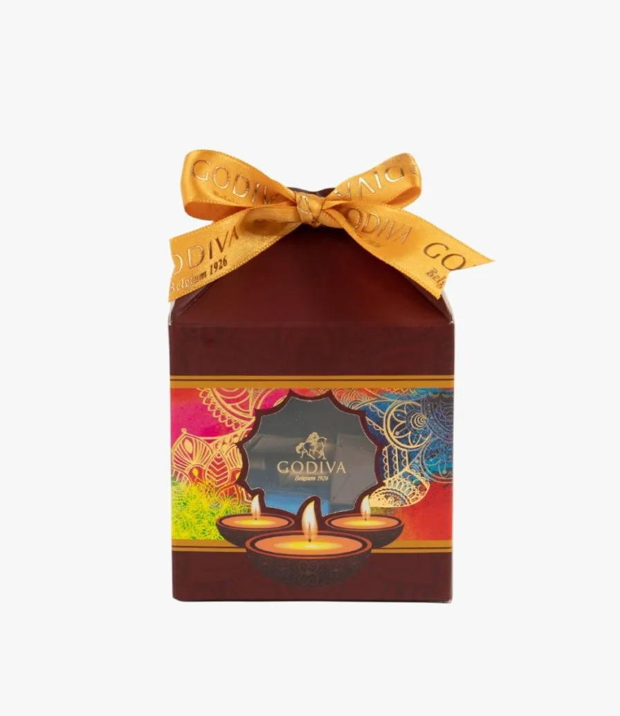 صندوق شوكولاتة بشكل فانوس لعيد ديوالي من جوديفا 