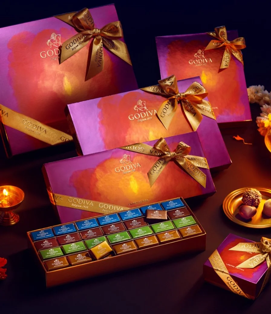 Diwali Limited Edition 56 pcs Napolitains Collection by Godiva