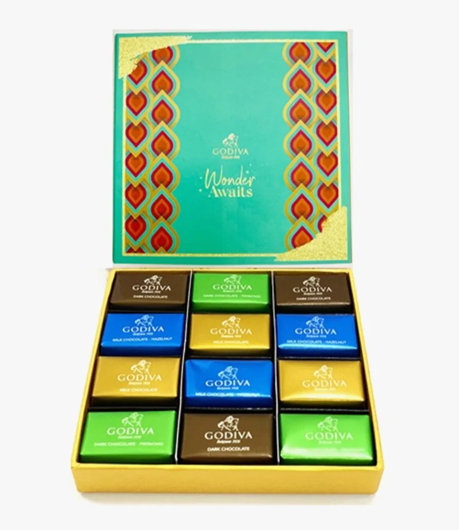 Diwali Small Neapolitan Chocolate Box by Godiva