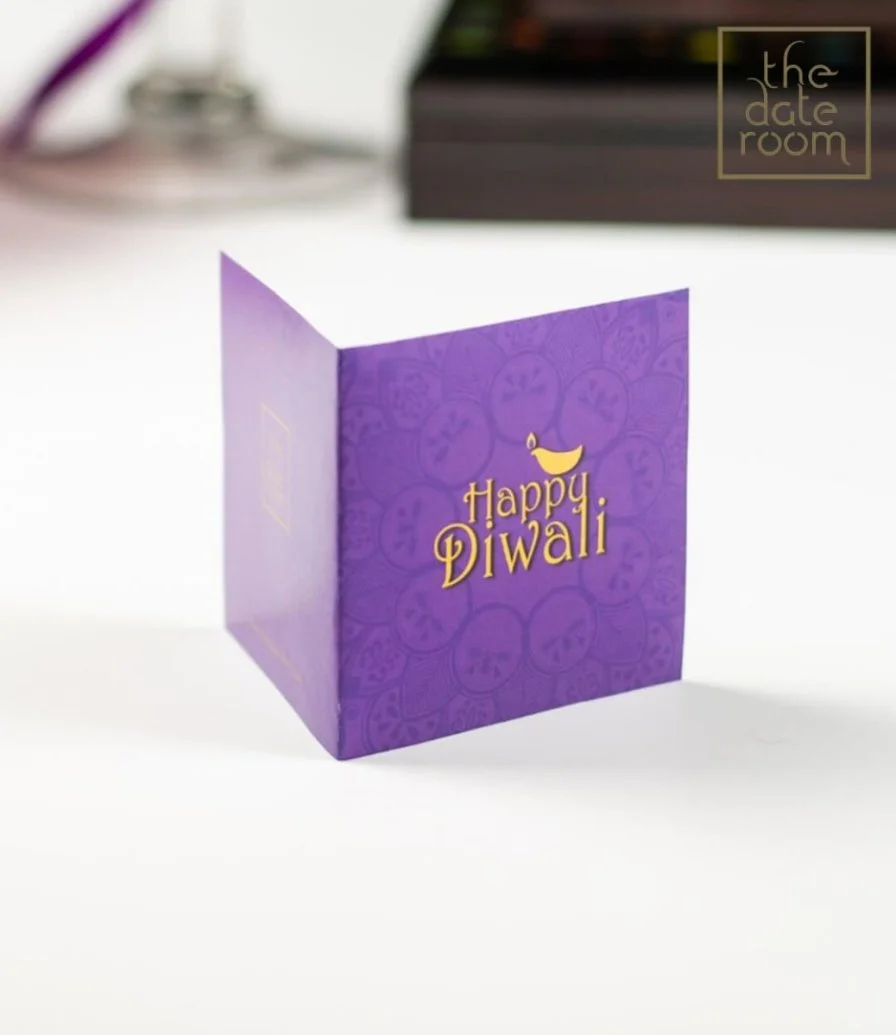 Diwali Tall Modern Chocolate Glass tray By The Date Room 