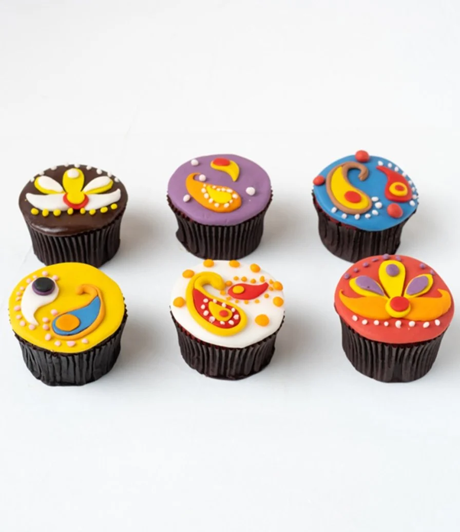 Diwali Theme Cupcakes by NJD