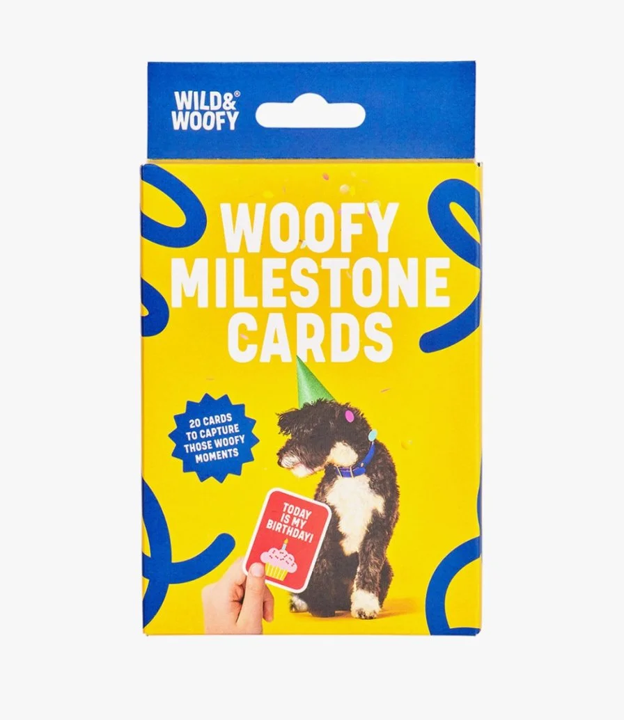 Dog Milestone Cards By Wild & Woofy