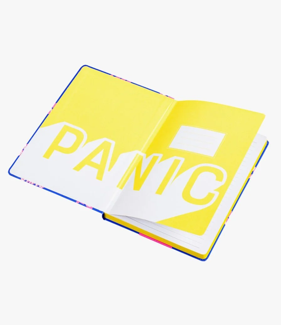 Don't Panic A5 Notebook by Yes Studio