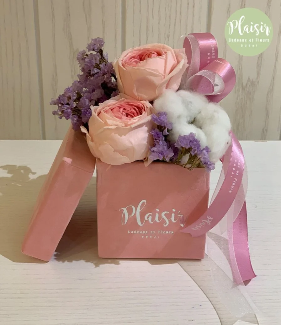 Double Infinity Pink Peony Box By Plaisir