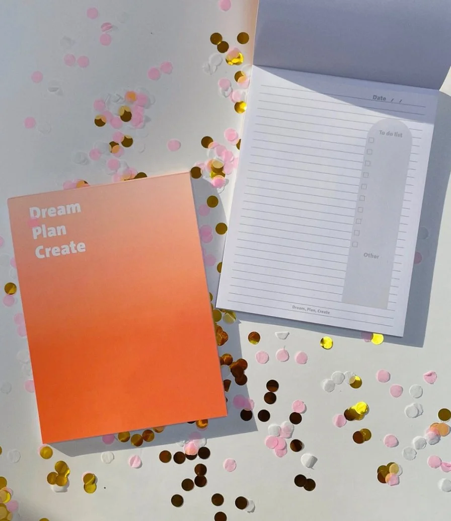 Dream, Plan Create Notebook by Places