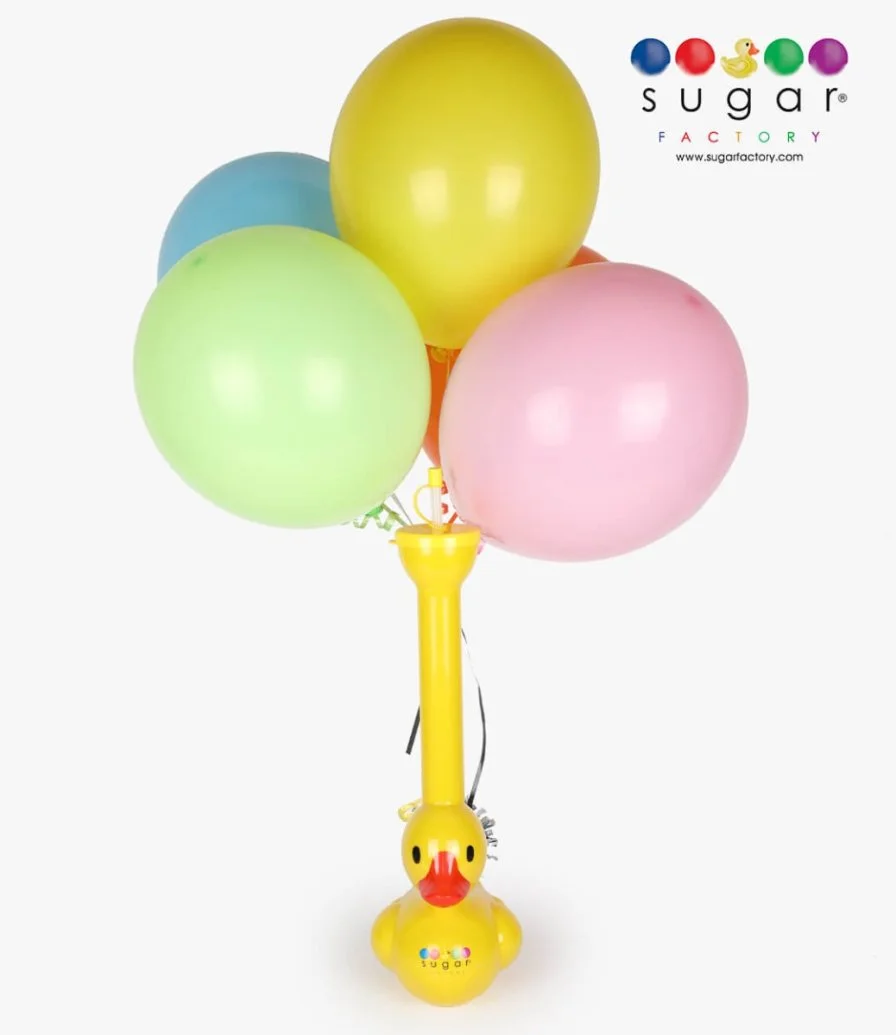 Duck Souvenir Cup & Balloons by Sugar Factory