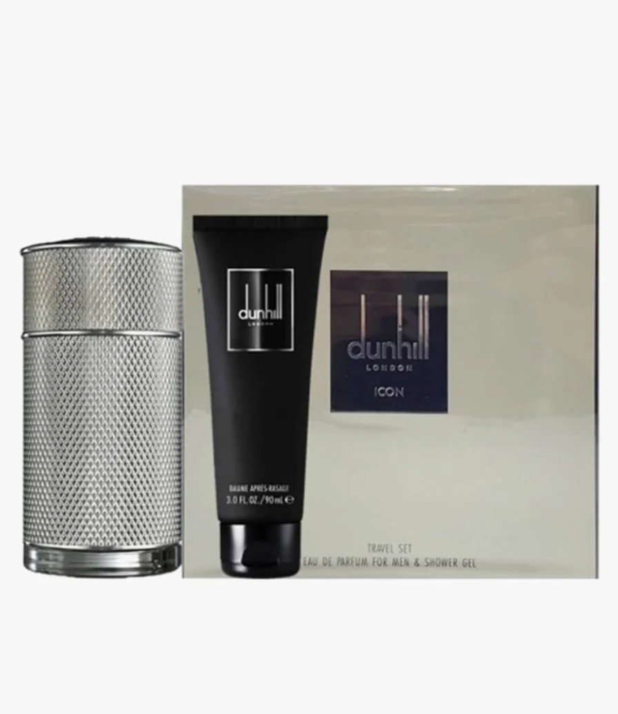 Dunhill Icon Set (Edp 100ml + Edp 30ml + Aftershave Balm 90 ML + Shower Gel 90 ML)