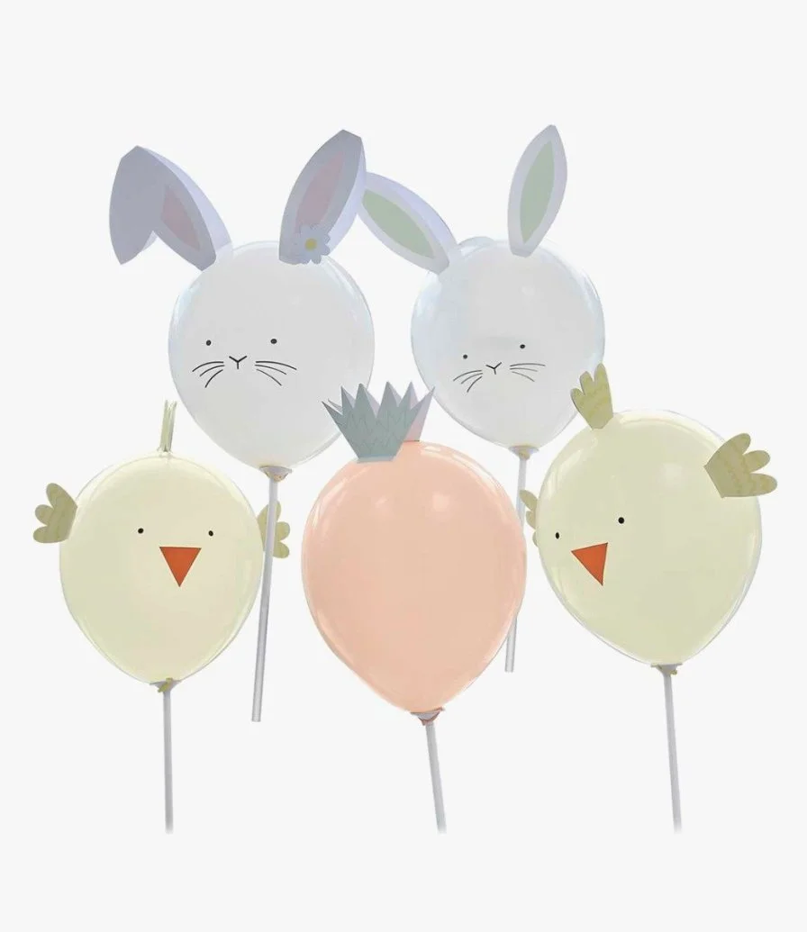 Easter Character Balloons on Sticks