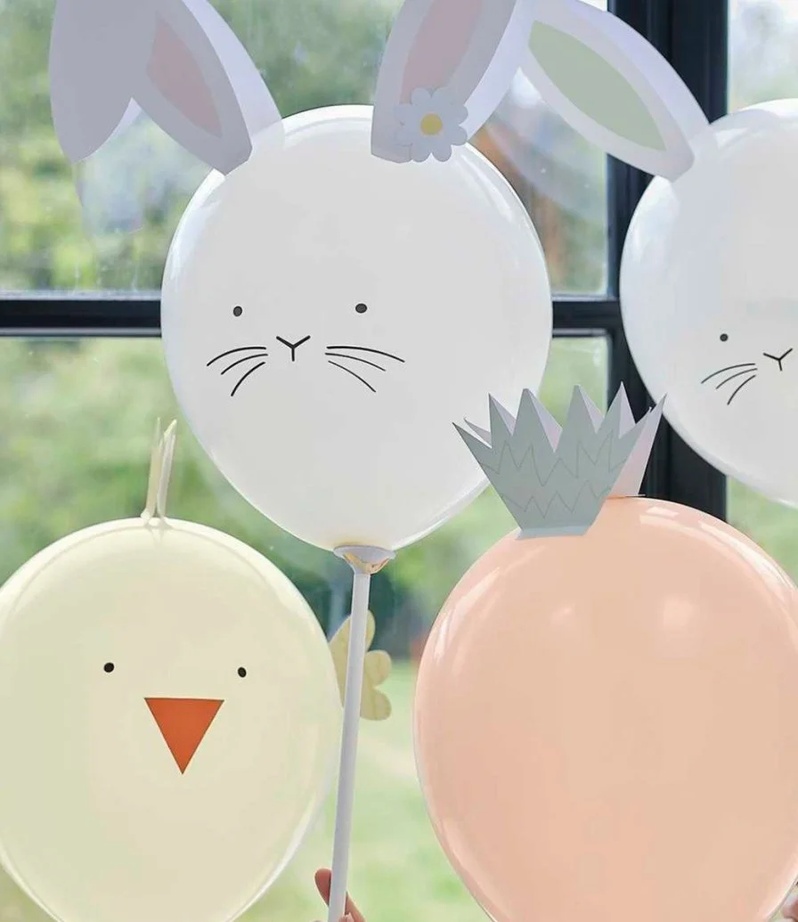 Easter Character Balloons on Sticks